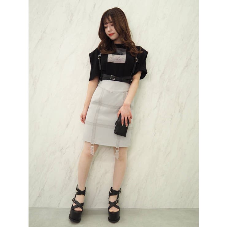 イークラット♪デザインスカート♪未使用品♪ ハーネスデザインスカート[品番：MKSW0038049]｜EATME