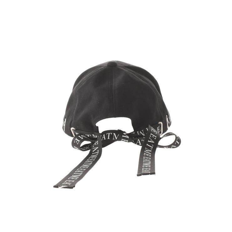 M me eme 3wayリボンキャップ ブラック M me eme エムミーエメ 3way ribbon cap - メルカリ