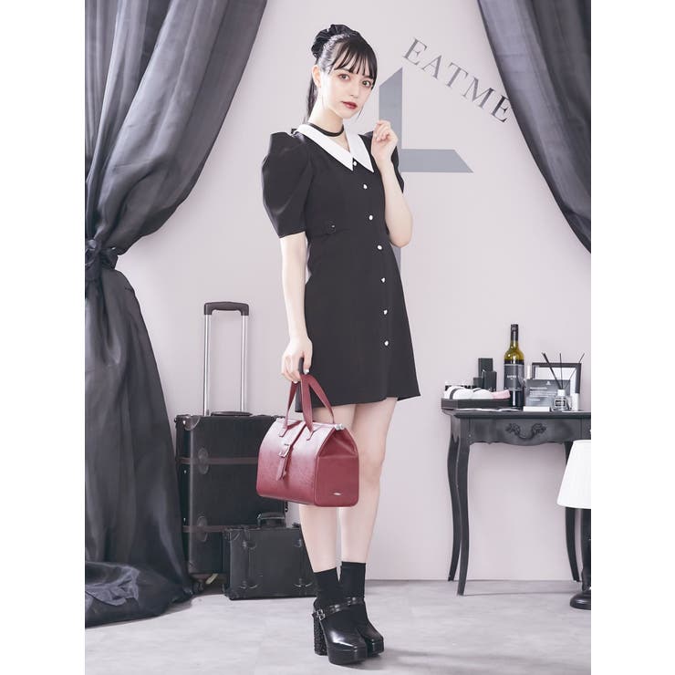 EATME ベルテッドセットワンピース EATME ワンピース ベルテッドリブワンピース : ZOZOTOWN Yahoo