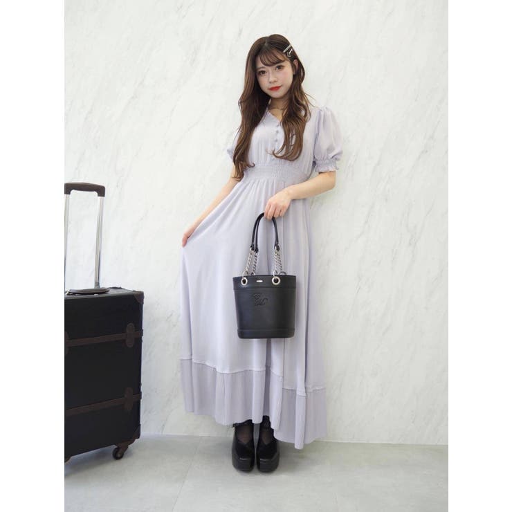 Vネックマキシワンピース[品番：MKSW0038711]｜EATME（イートミー）の