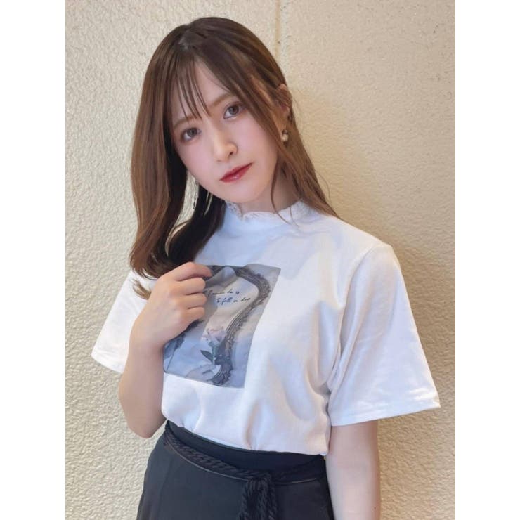 レースコンビTシャツ