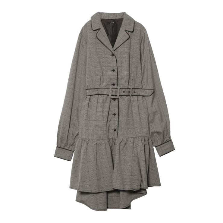 オープンカラーティアードワンピース[品番：MKSW0039415]｜EATME