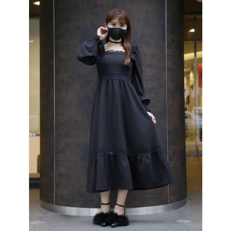 ラッフルマキシワンピース[品番：MKSW0039426]｜EATME
