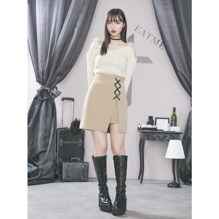 melt the lady コケティッシュレースアップスカート 専用出品
