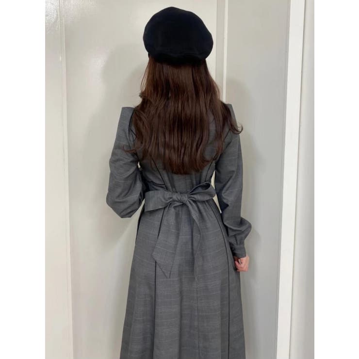Cotton Mix Warp Jersey バイカラーワンピース(37842853-2024