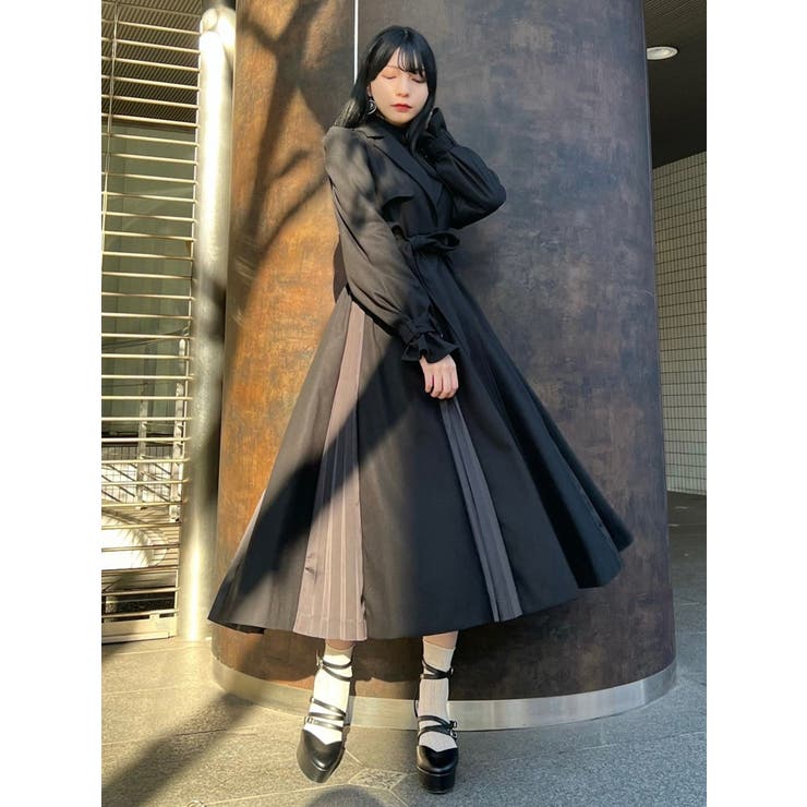 エムミーエメ エムエメ ♡ クラシックリボントレンチコート フリーサイズ エムミーエメ エムエメ クラシックリボントレンチコート フリーサイズ