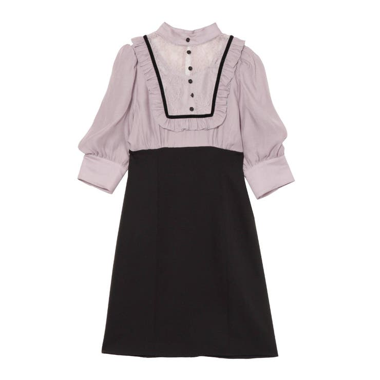 メイドライクラッフルドッキングワンピース[品番：MKSW0042865