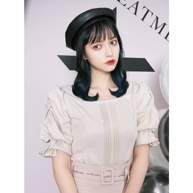 エンブロイダリーBACKリボンベレー帽[品番：MKSW0042880]｜EATME