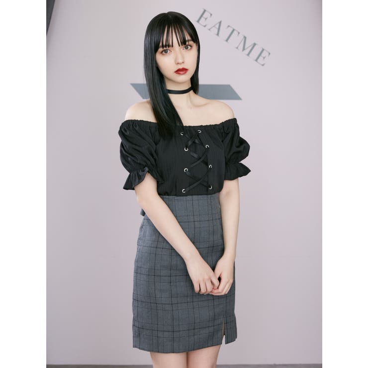 FRONTレースアップタイトワンピース♡3422203013 FRONTレースアップタイトワンピース[品番：MKSW0044371]｜EATME