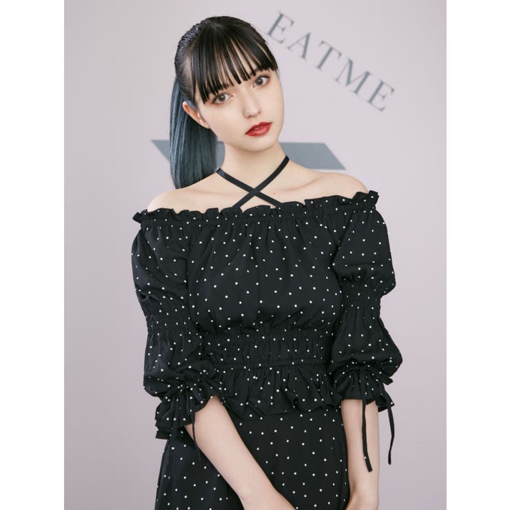 マムルークスリーブオフショルTOP（セットアップ可能）[品番