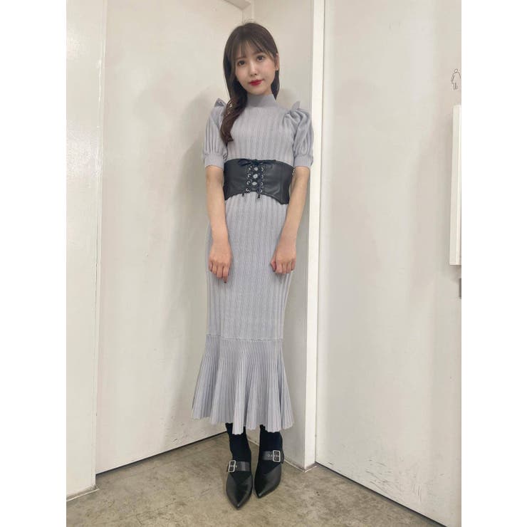フェイクレザーコルセットベルト[品番：MKSW0042934]｜EATME
