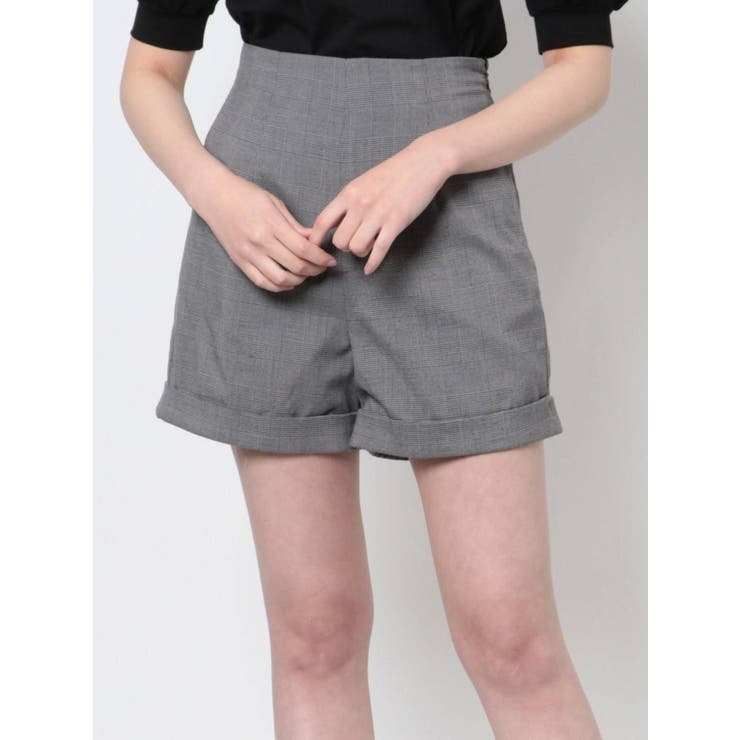 プリーツラップ付きショートパンツ[品番：MKSW0044663]｜EATME