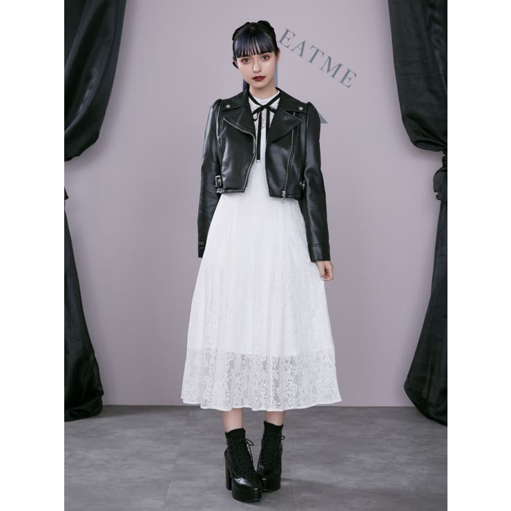 フェイクレザーライダースジャケット[品番：MKSW0046653]｜EATME  