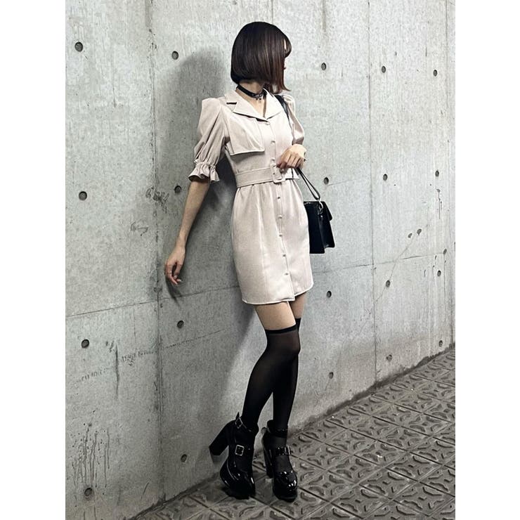 トレンチライクワンピース[品番：MKSW0046658]｜EATME（イートミー）のレディースファッション通販｜SHOPLIST（ショップリスト）