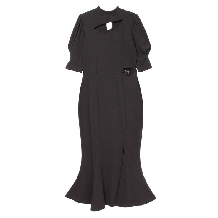 カットアウトマーメイドリブワンピース[品番：MKSW0046001]｜EATME