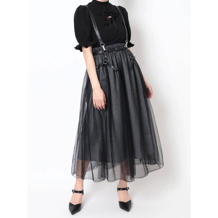 AD2020 20AW ベルトプリーツスカート ハーネス ワンピース 黒 Y2K AD2020 20AW ベルトプリーツスカート ハーネス ワンピース 黒
