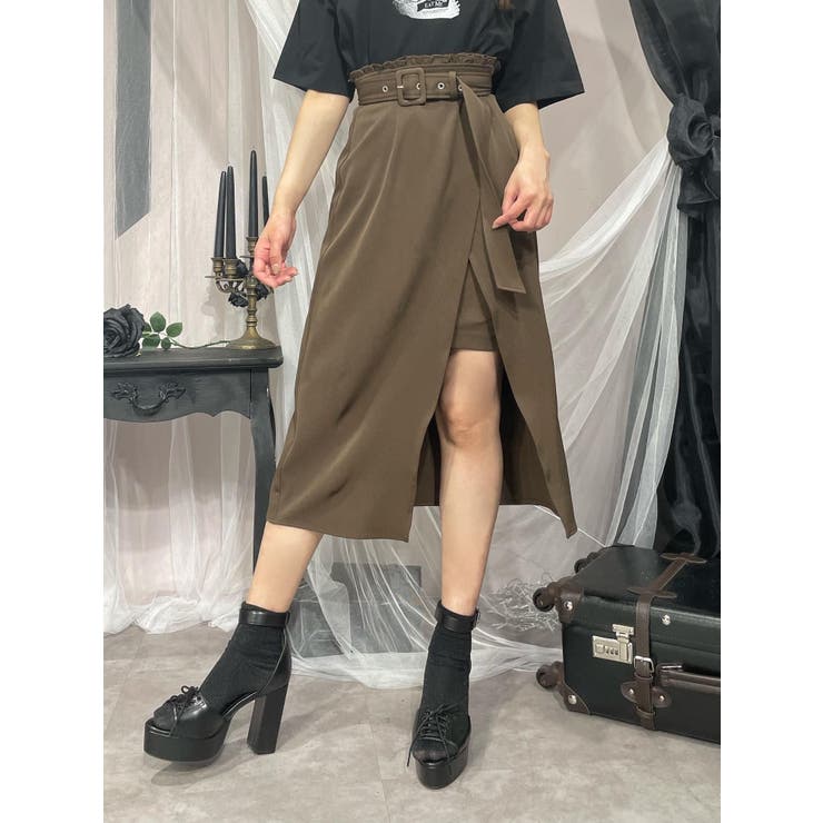 ✨極美品✨ エルメス ロングラップ スカート ドレープ ロング ベルト フレア ラップロングスカート[品番：MKSW0046095]｜EATME（イートミー