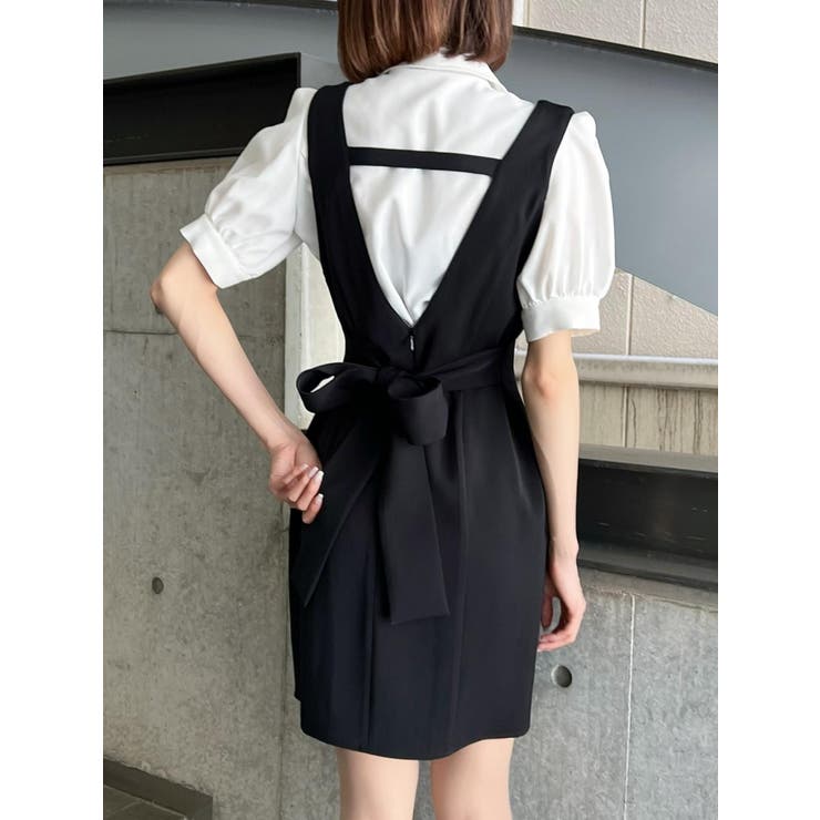 ブラック | BACKリボンジャンスカ | EATME