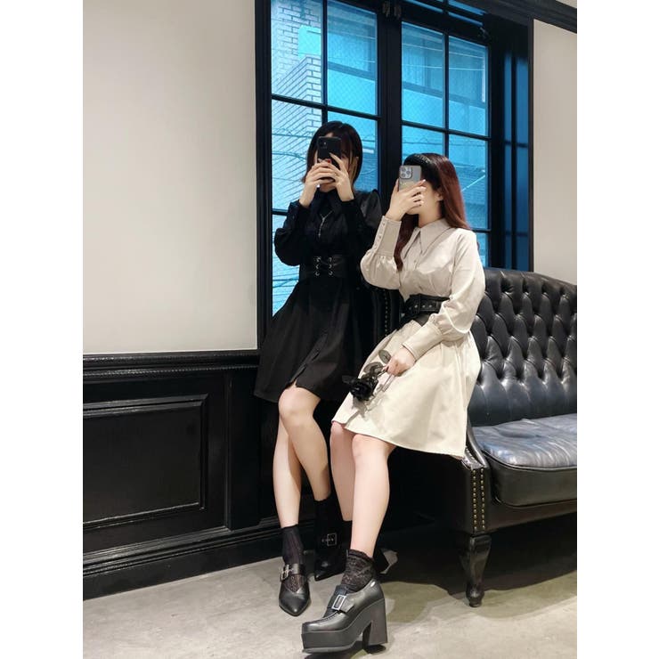 2WAYコルセット付きシャツワンピース | EATME | 詳細画像29 