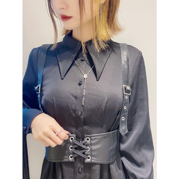 2WAYコルセット付きシャツワンピース | EATME | 詳細画像32 