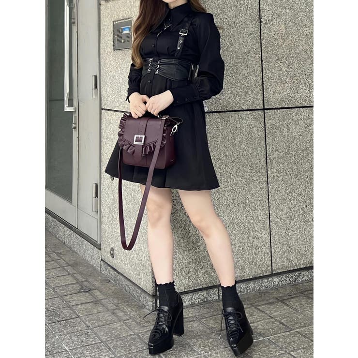 2WAYコルセット付きシャツワンピース | EATME | 詳細画像33 