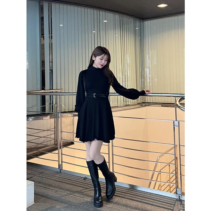 タートルハーネスニットワンピース[品番：MKSW0046696]｜EATME