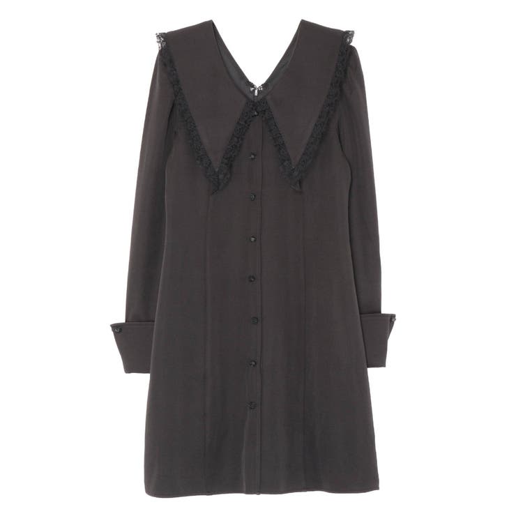 BIGフリルカラーミニワンピース[品番：MKSW0047844]｜EATME