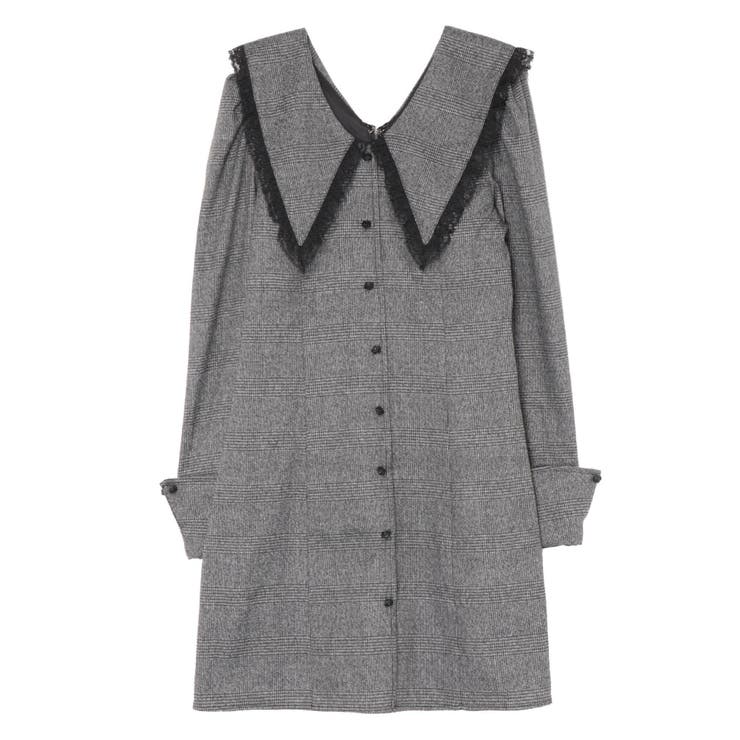 BIGフリルカラーミニワンピース[品番：MKSW0047844]｜EATME