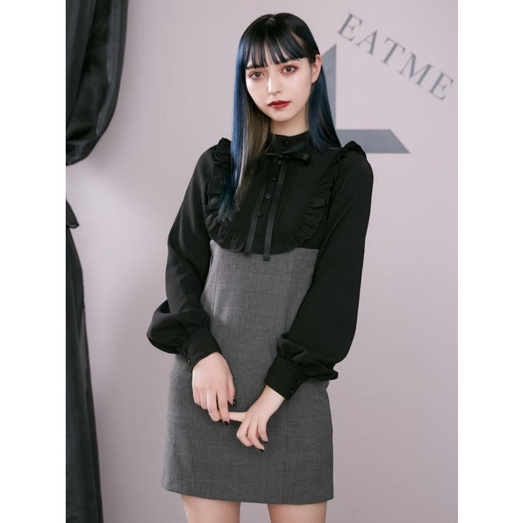 定価14300円【EATME】メイドライクドッキングワンピース メイドライクドッキングワンピース[品番：MKSW0048279]｜EATME