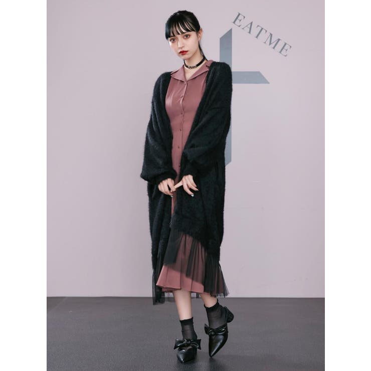 カットアウト開襟ワンピース[品番：MKSW0049770]｜EATME