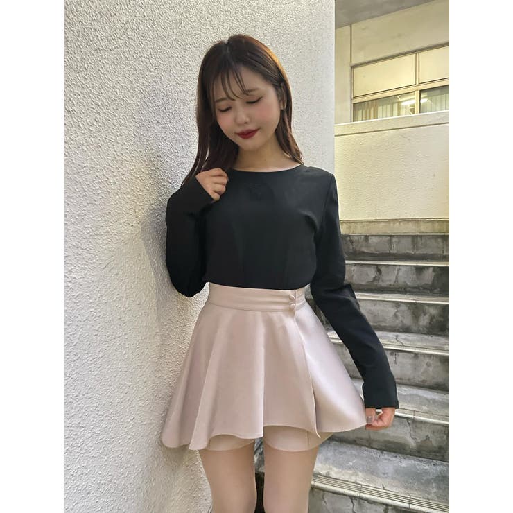 【売れました】EDITCOLOGNEペプラム大花柄ミニスカート風ショートパンツ 売れました】EDITCOLOGNEペプラム大花柄ミニスカート風ショート