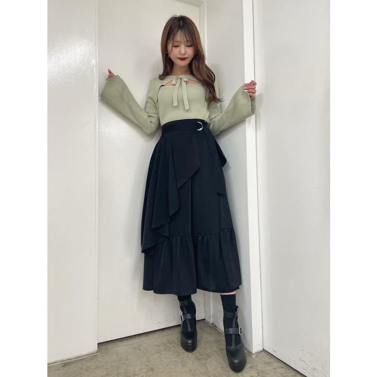 フレアラップティアードスカート | EATME | 詳細画像20 