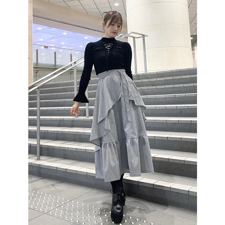 フレアラップティアードスカート | EATME | 詳細画像34 