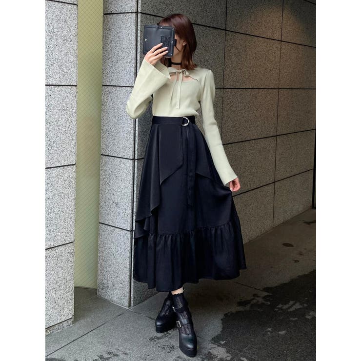 フレアラップティアードスカート | EATME | 詳細画像9 