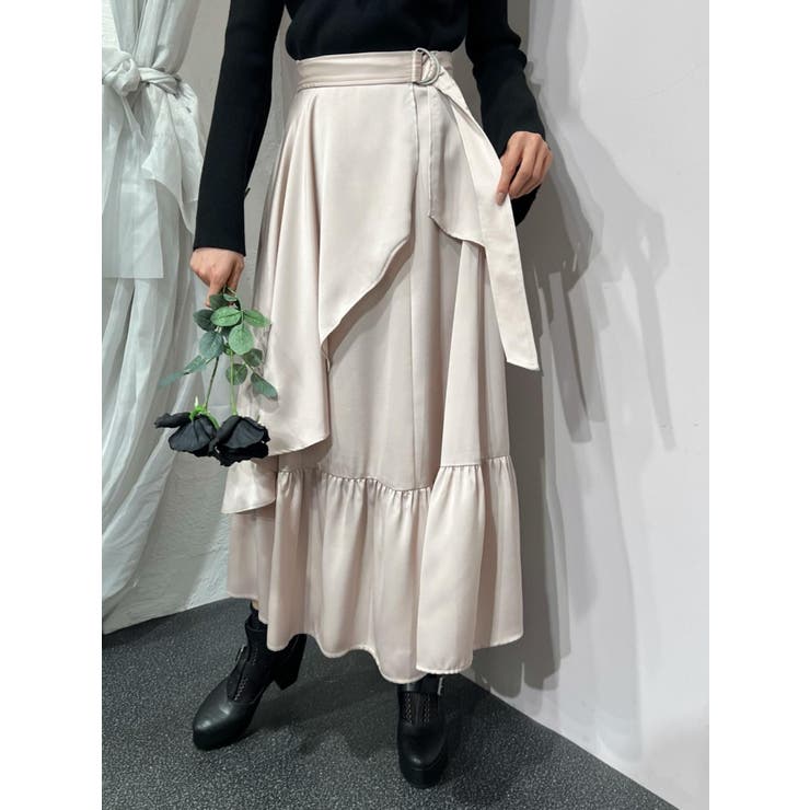 ピンク | フレアラップティアードスカート | EATME