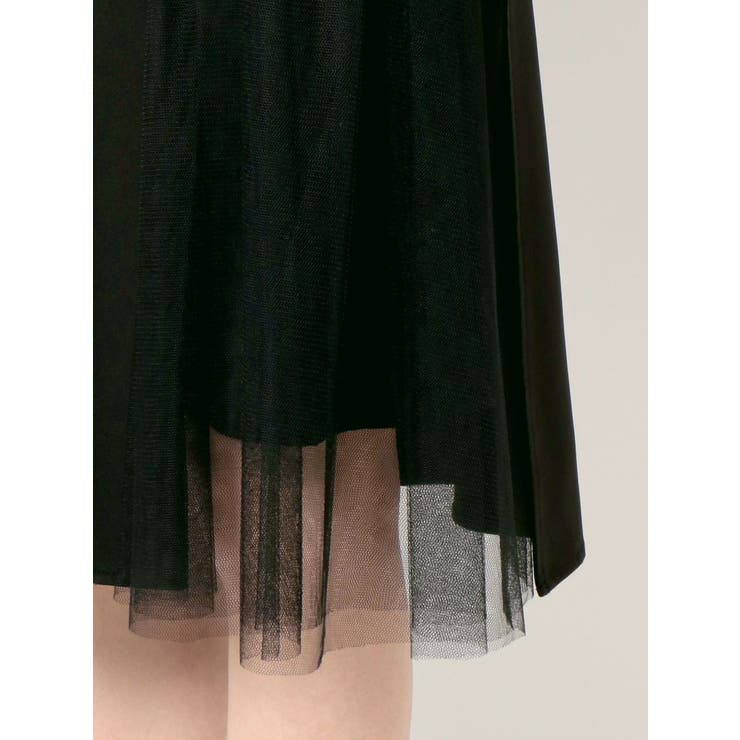 トリプルベルトチュールコンビフレアスカート | EATME | 詳細画像19 