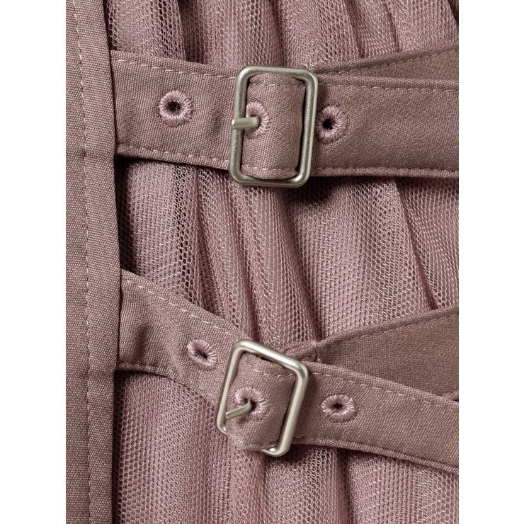 トリプルベルトチュールコンビフレアスカート | EATME | 詳細画像21 