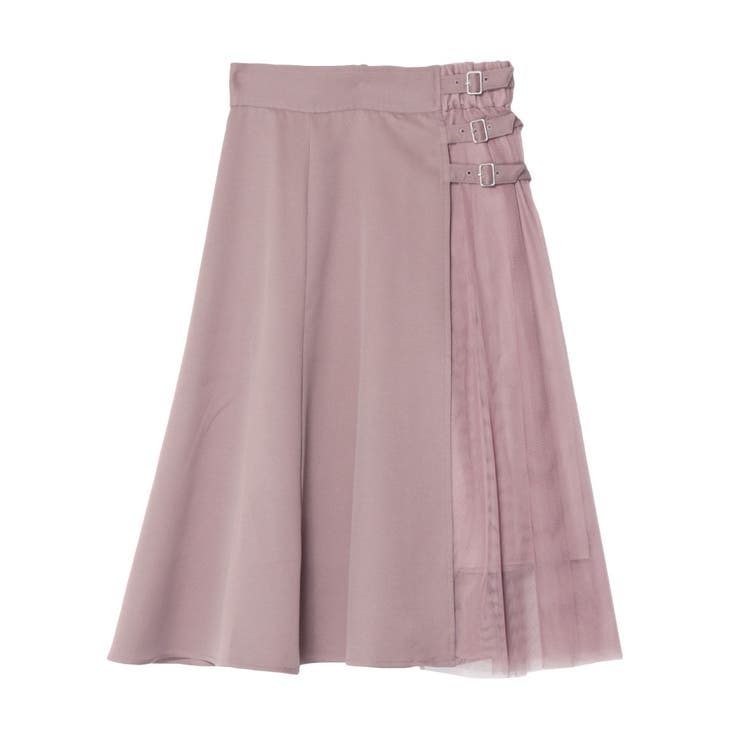 トリプルベルトチュールコンビフレアスカート | EATME | 詳細画像31 