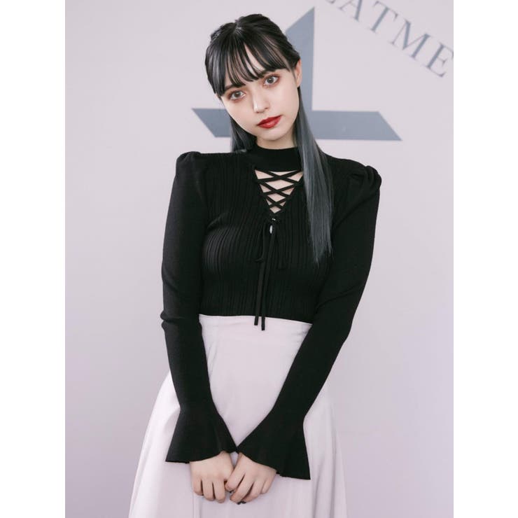 2WAYフレアスリーブニットTOP[品番：MKSW0049328]｜EATME（イートミー）のレディースファッション通販｜SHOPLIST（ショップリスト）