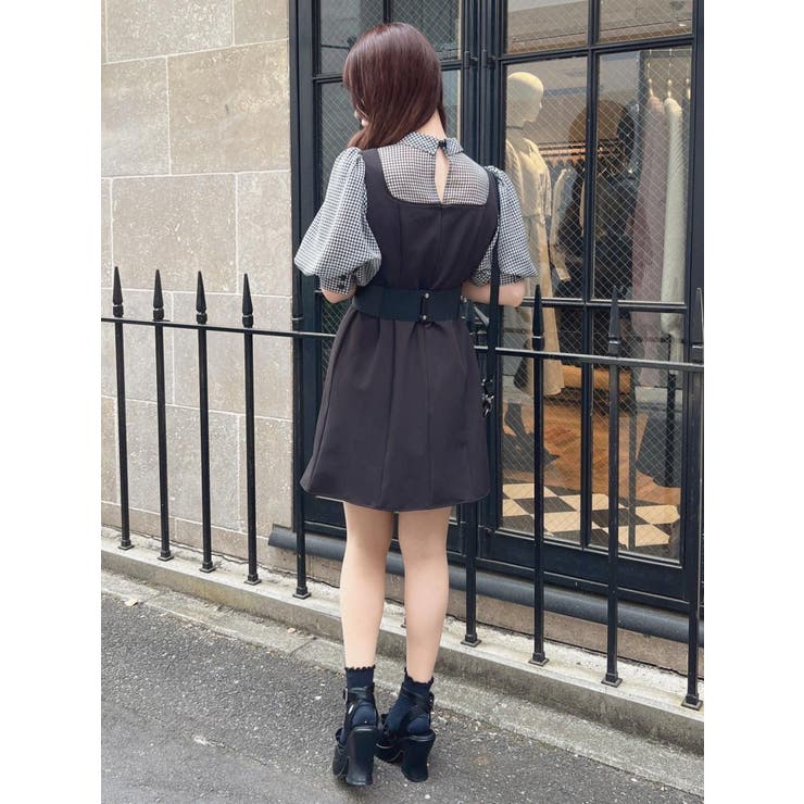 パフスリーブレイヤードワンピース | EATME | 詳細画像12 