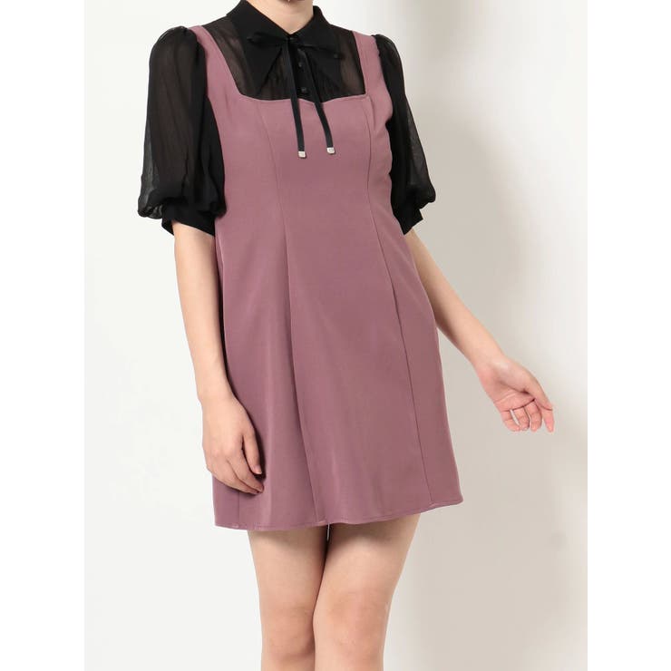 パフスリーブレイヤードワンピース | EATME | 詳細画像35 