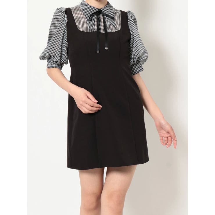 パフスリーブレイヤードワンピース | EATME | 詳細画像36 