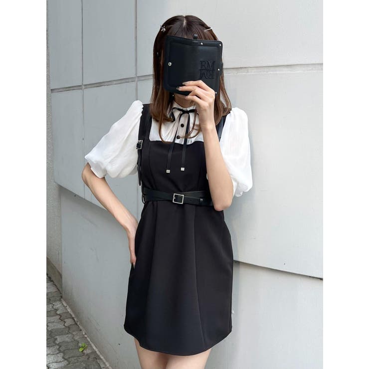 パフスリーブレイヤードワンピース | EATME | 詳細画像7 