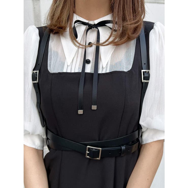 パフスリーブレイヤードワンピース | EATME | 詳細画像9 