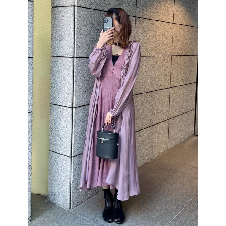 Vネックレディワンピース | EATME | 詳細画像12 