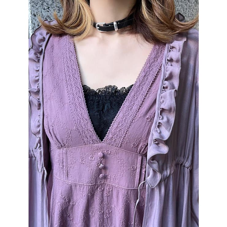 Vネックレディワンピース | EATME | 詳細画像13 