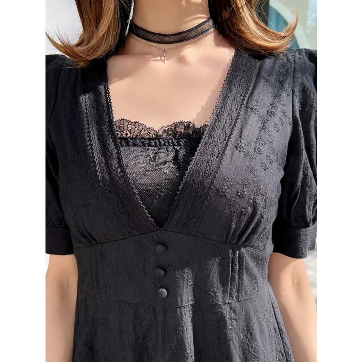 Vネックレディワンピース | EATME | 詳細画像5 