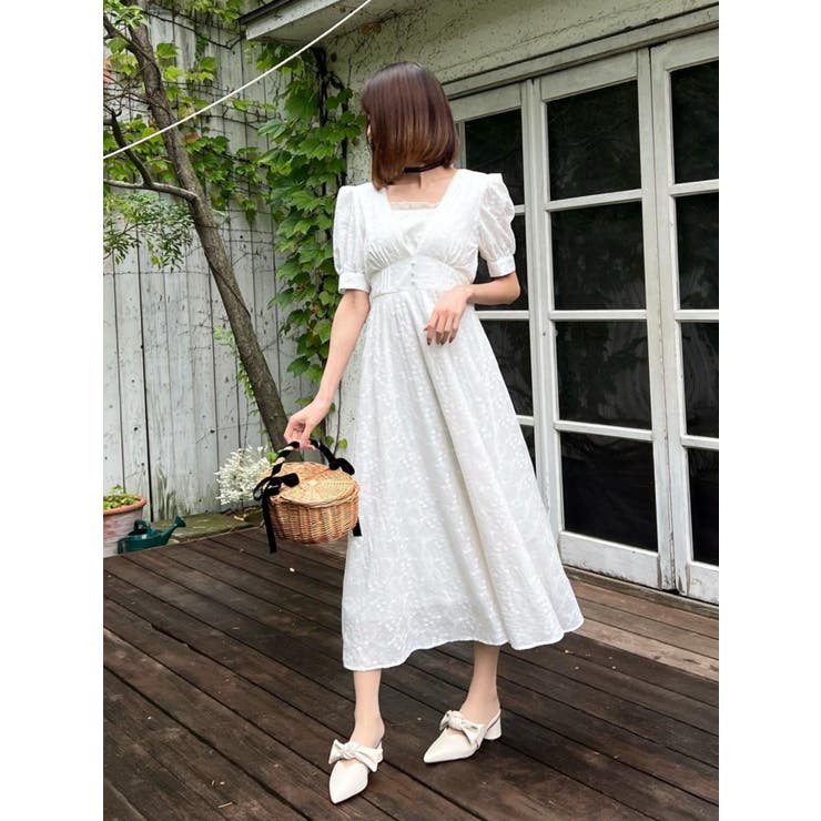 Vネックレディワンピース | EATME | 詳細画像7 