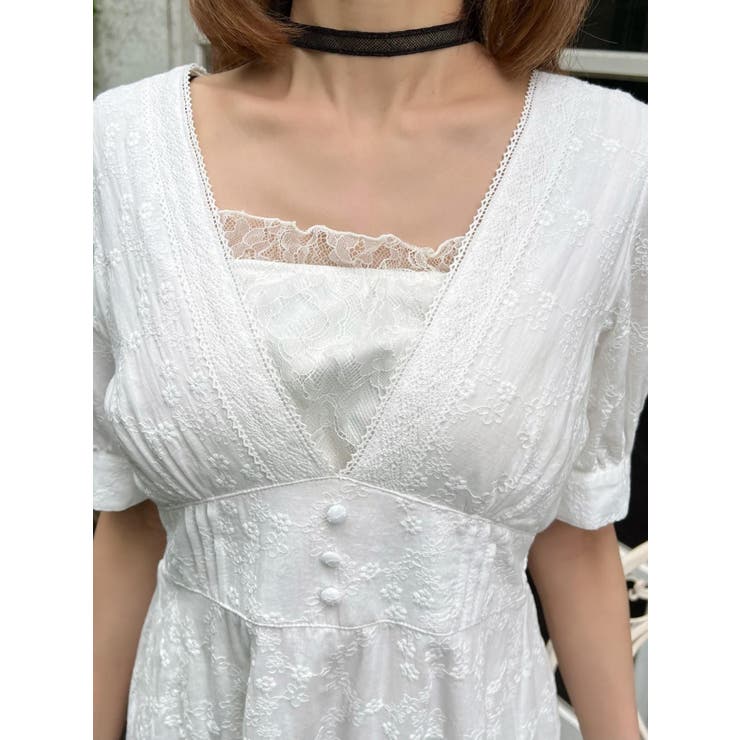 Vネックレディワンピース | EATME | 詳細画像9 