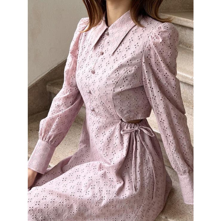 ウエストオープンコットンレースワンピース | EATME | 詳細画像11 